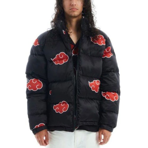 MEN’S AKATSUKI PUFFER BLACK JACKET