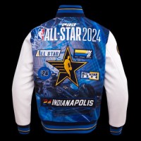 Introducing the exclusive NBA All-Star Game 2024 Men’s Wool Varsity Jacket