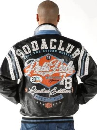 Pelle Pelle Special Cut Black Soda Club Studded Jacket