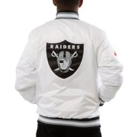 Las Vegas Raiders Satin Jacket