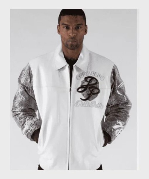 Pelle Pelle Sportster White Plush Leather Jacket