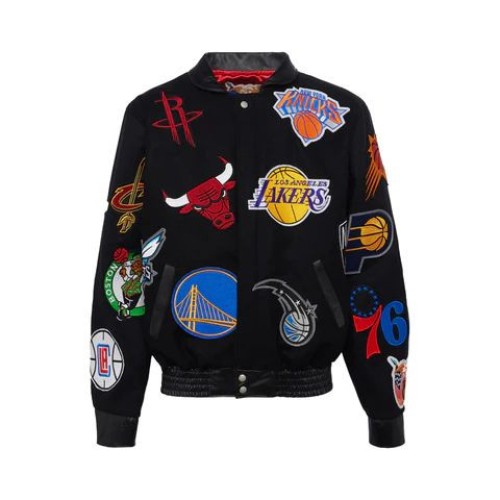 Jeff Hamilton x NBA College Bomber Jacket