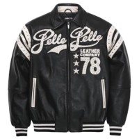 Pelle Pelle Encrusted Varsity Plush Black