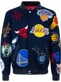 Jeff Hamilton x NBA Collage wool jacket