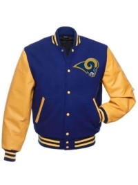 Los Angeles Rams Blue Varsity Jacket