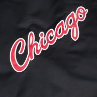 Chicago Bulls Mitchell & Ness Satin Bomber Jacket