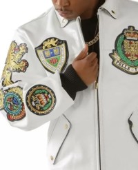 Pelle Pelle 1978 Leather White Jacket