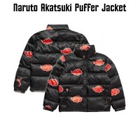 MEN’S AKATSUKI PUFFER BLACK JACKET